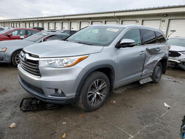 5TDJKRFH4GS317495 - 2016 TOYOTA HIGHLANDER XLE SILVER photo 1