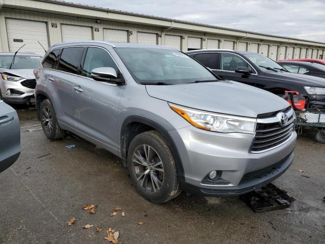5TDJKRFH4GS317495 - 2016 TOYOTA HIGHLANDER XLE SILVER photo 4