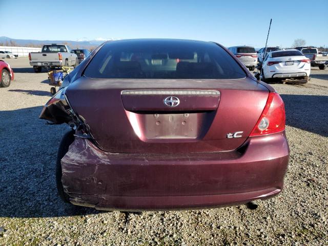 JTKDE177160141883 - 2006 TOYOTA SCION TC 勃艮第红 照片 6