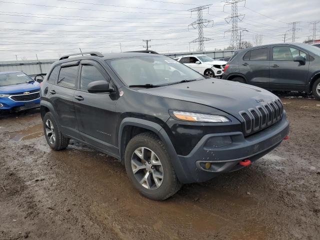 1C4PJMBS9FW754795 - 2015 JEEP CHEROKEE TRAILHAWK BLACK photo 4