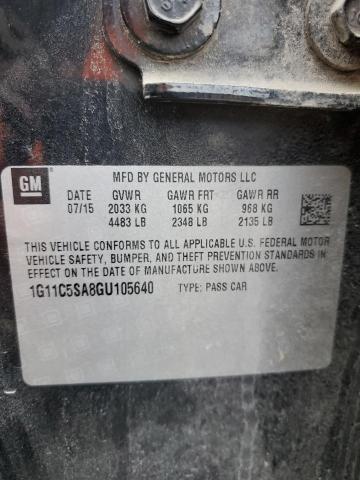 1G11C5SA8GU105640 - 2016 CHEVROLET MALIBU LIM LT 黑色 照片 13