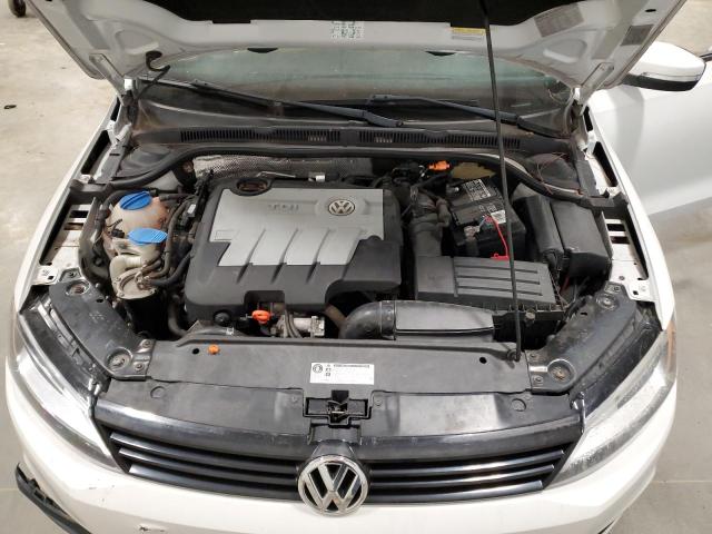 3VW3L7AJ2CM094286 - 2012 VOLKSWAGEN JETTA TDI თეთრი ფოტო 11