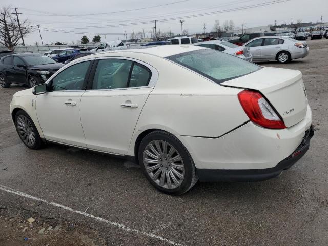 1LNHL9EK2DG617644 - 2013 LINCOLN MKS WHITE photo 2