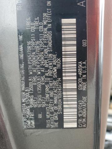 5TBRU34106S457714 - 2006 TOYOTA TUNDRA ACCESS CAB SR5 GRAY photo 12