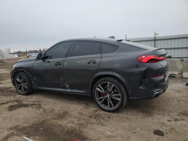 5UXCY8C08N9N16480 - 2022 BMW X6 M50I GRAY photo 2