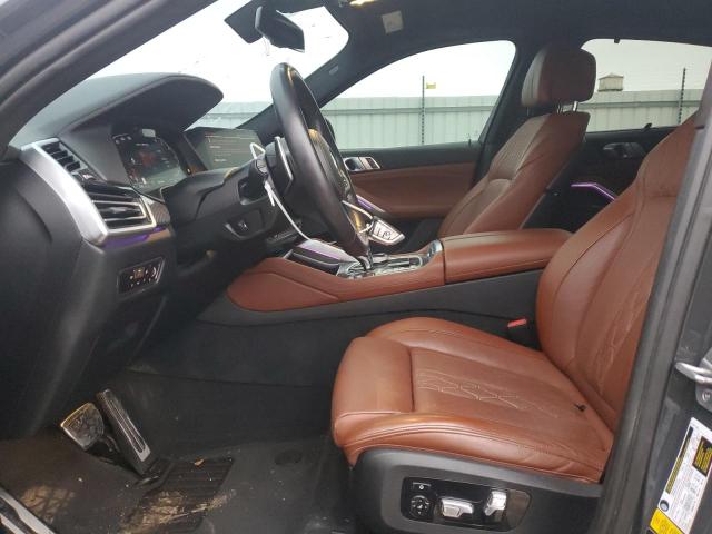 5UXCY8C08N9N16480 - 2022 BMW X6 M50I GRAY photo 7