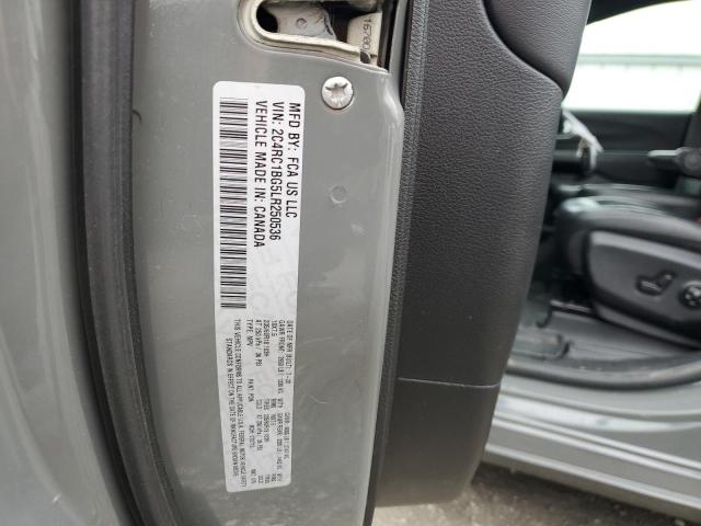 2C4RC1BG5LR250536 - 2020 CHRYSLER PACIFICA TOURING L GRAY photo 13