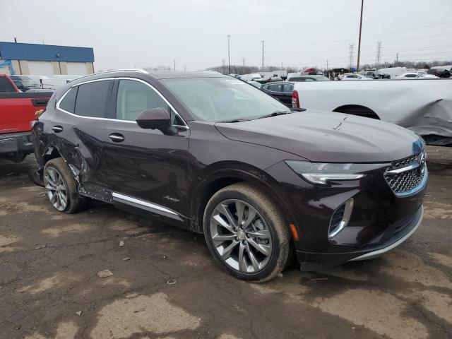 LRBFZSR42MD091402 - 2021 BUICK ENVISION AVENIR MAROON photo 4