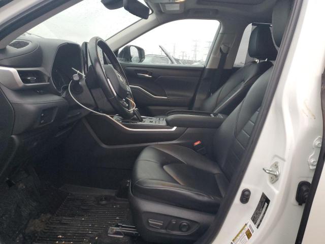 5TDGZRBHXLS510451 - 2020 TOYOTA HIGHLANDER XLE WHITE photo 7