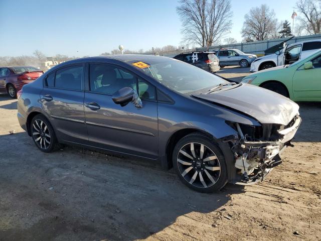 19XFB2F9XEE034502 - 2014 HONDA CIVIC EXL GRAY photo 4