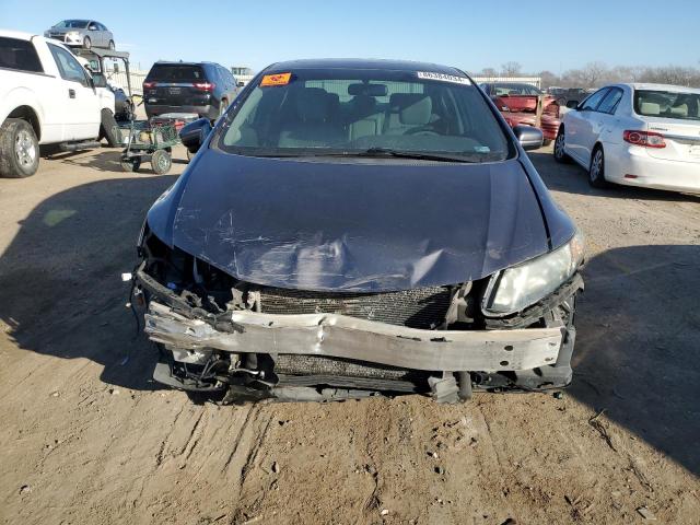 19XFB2F9XEE034502 - 2014 HONDA CIVIC EXL GRAY photo 5