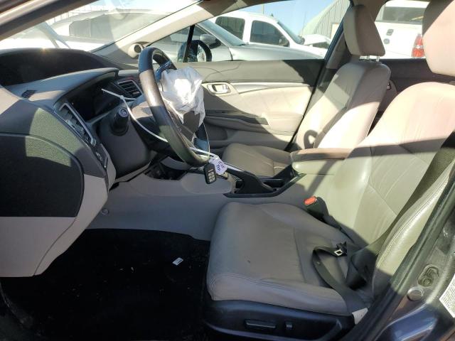 19XFB2F9XEE034502 - 2014 HONDA CIVIC EXL GRAY photo 7