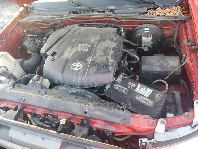 3TMJU4GN5AM098992 - 2010 TOYOTA TACOMA DOUBLE CAB PRERUNNER RED photo 11