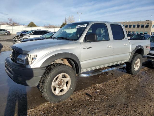 5TEGN92N32Z122125 - 2002 TOYOTA TACOMA DOUBLE CAB PRERUNNER SILVER photo 1