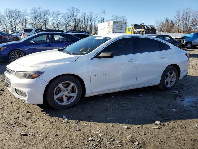 1G1ZB5ST1HF145264 - 2017 CHEVROLET MALIBU LS WHITE photo 1