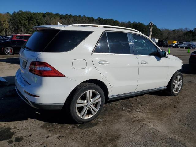 4JGDA5HB6FA455080 - 2015 MERCEDES-BENZ ML 350 4MATIC WHITE photo 3