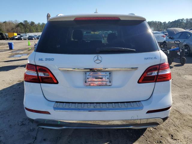 4JGDA5HB6FA455080 - 2015 MERCEDES-BENZ ML 350 4MATIC WHITE photo 6