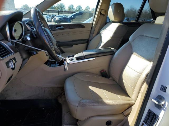 4JGDA5HB6FA455080 - 2015 MERCEDES-BENZ ML 350 4MATIC WHITE photo 7