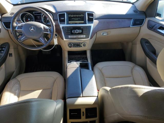 4JGDA5HB6FA455080 - 2015 MERCEDES-BENZ ML 350 4MATIC WHITE photo 8