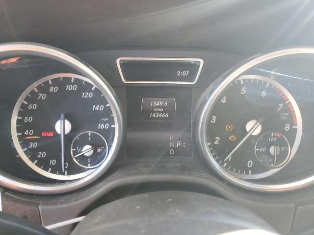 4JGDA5HB6FA455080 - 2015 MERCEDES-BENZ ML 350 4MATIC WHITE photo 9