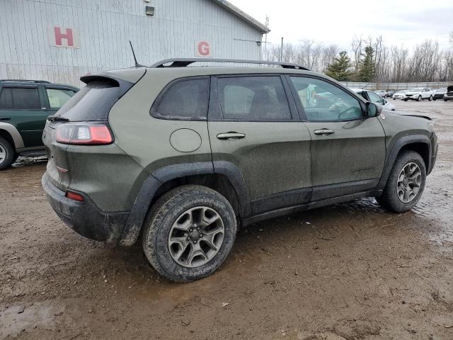 1C4PJMBX4MD203131 - 2021 JEEP CHEROKEE TRAILHAWK GREEN photo 3
