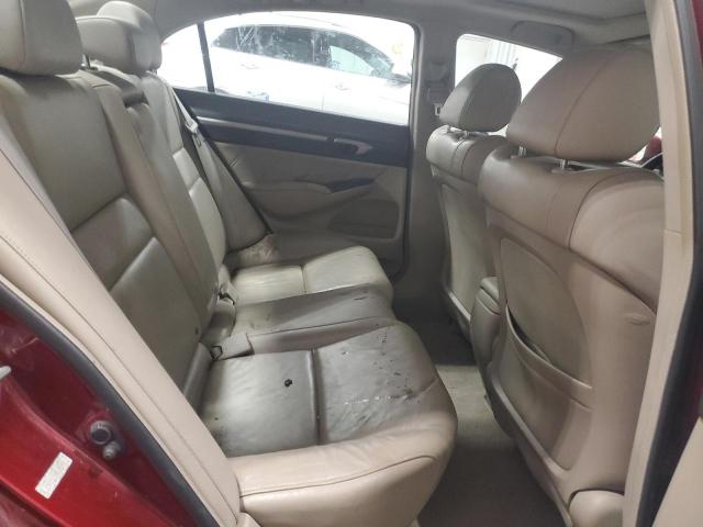 19XFA1F9XBE003033 - 2011 HONDA CIVIC EXL ბურგუნდია ფოტო 10