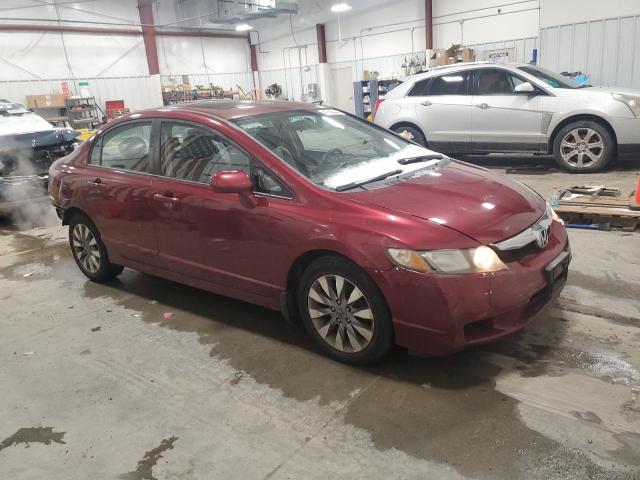 19XFA1F9XBE003033 - 2011 HONDA CIVIC EXL ბურგუნდია ფოტო 4