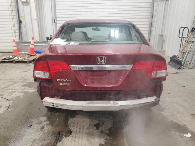 19XFA1F9XBE003033 - 2011 HONDA CIVIC EXL ბურგუნდია ფოტო 6