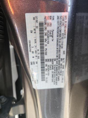 1FADP3E23DL374024 - 2013 FORD FOCUS S GRAY photo 13