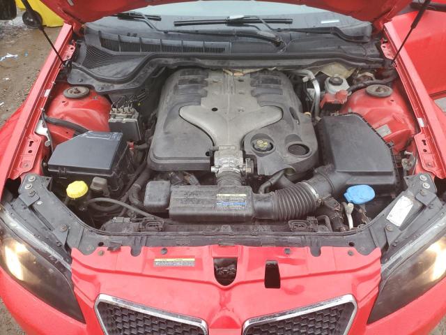 6G2ER57709L161804 - 2009 PONTIAC G8 RED photo 11