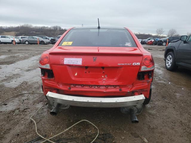 6G2ER57709L161804 - 2009 PONTIAC G8 RED photo 6