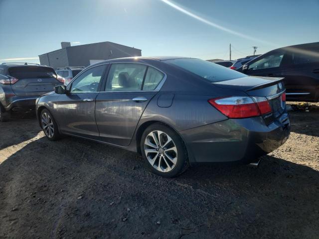 1HGCR2F56EA111012 - 2014 HONDA ACCORD SPORT GRAY photo 2
