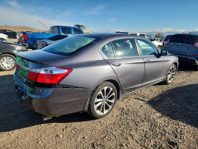 1HGCR2F56EA111012 - 2014 HONDA ACCORD SPORT GRAY photo 3