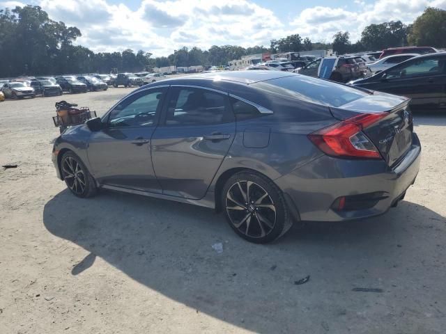 2HGFC2F83KH511227 - 2019 HONDA CIVIC SPORT GRAY photo 2