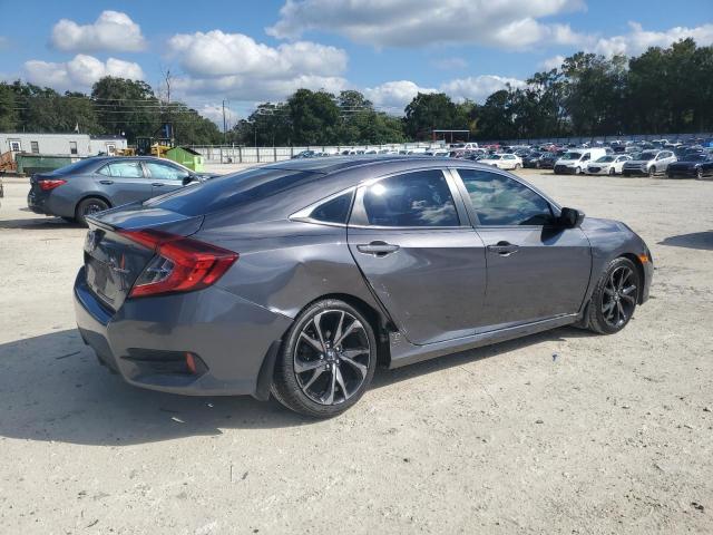 2HGFC2F83KH511227 - 2019 HONDA CIVIC SPORT GRAY photo 3