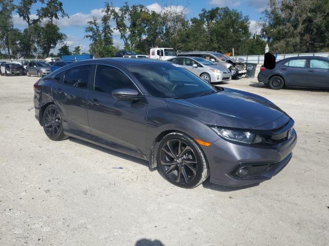 2HGFC2F83KH511227 - 2019 HONDA CIVIC SPORT GRAY photo 4