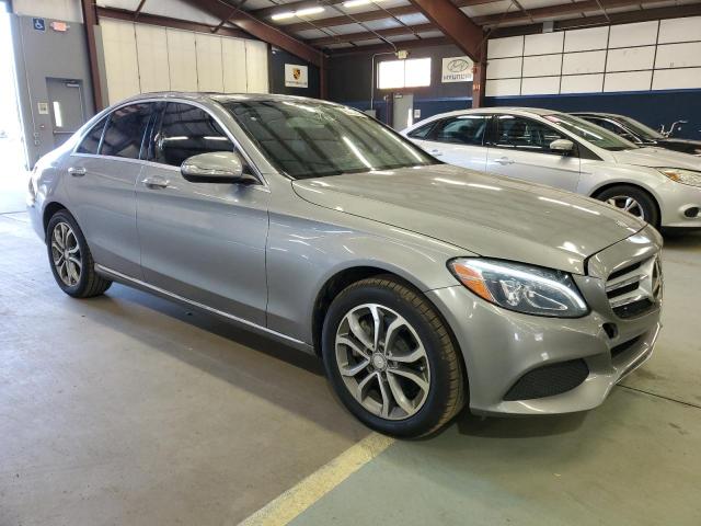 55SWF4KB1FU018238 - 2015 MERCEDES-BENZ C 300 4MATIC SILVER photo 4