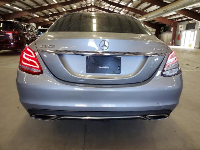 55SWF4KB1FU018238 - 2015 MERCEDES-BENZ C 300 4MATIC SILVER photo 6