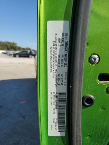 2B3CJ7DJ8BH596268 - 2011 DODGE CHALLENGER SRT-8 მწვანე ფოტო 12