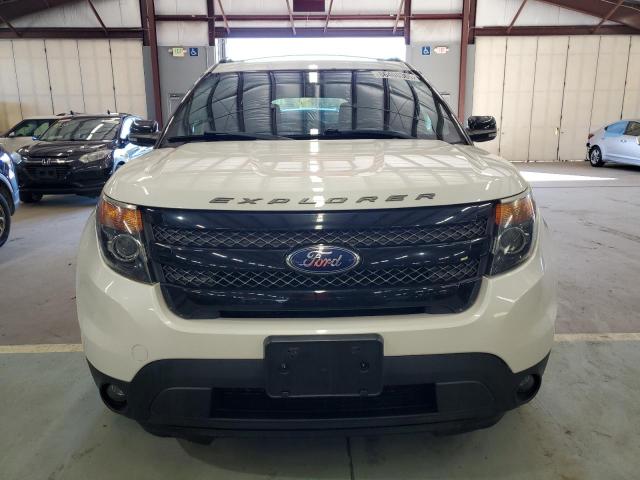 1FM5K8GT5FGA51889 - 2015 FORD EXPLORER SPORT WHITE photo 5