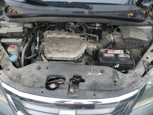 5FNRL3H67AB015560 - 2010 HONDA ODYSSEY EXL SILVER photo 12