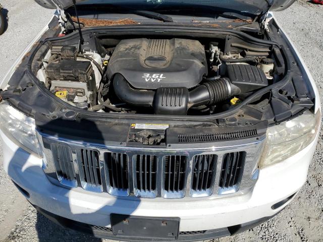 1C4RJFAG3DC513203 - 2013 JEEP GRAND CHER LAREDO WHITE photo 12