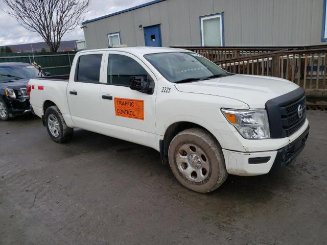 1N6AA1EC1NN106975 - 2022 NISSAN TITAN S WHITE photo 4