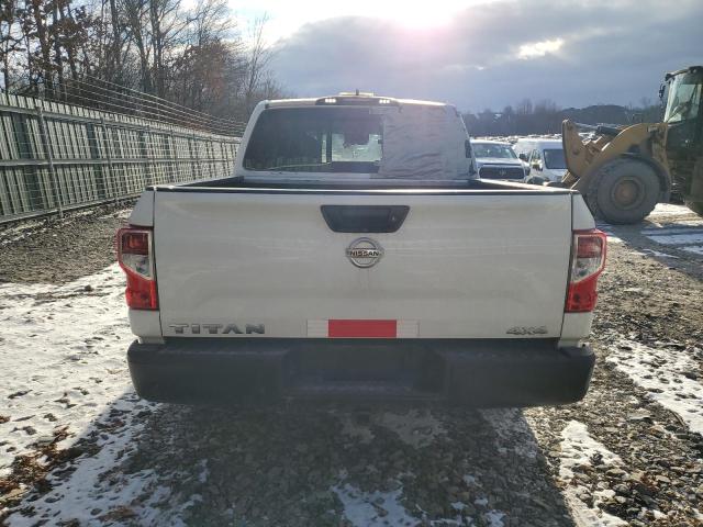 1N6AA1EC1NN106975 - 2022 NISSAN TITAN S WHITE photo 6