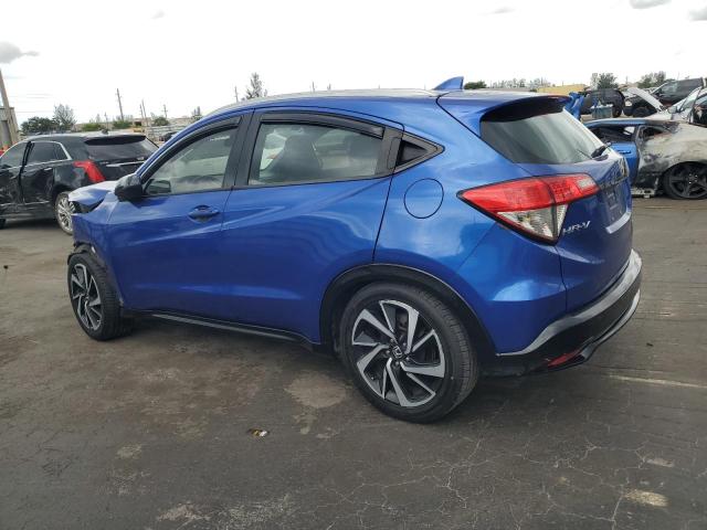 3CZRU6H1XKG726663 - 2019 HONDA HR-V SPORT BLUE photo 2