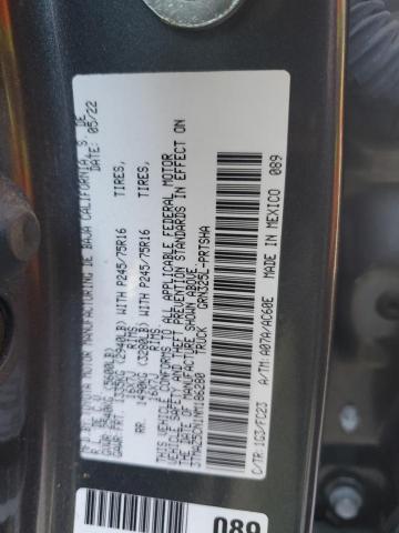 3TMAZ5CN1NM186280 - 2022 TOYOTA TACOMA DOUBLE CAB CHARCOAL photo 12