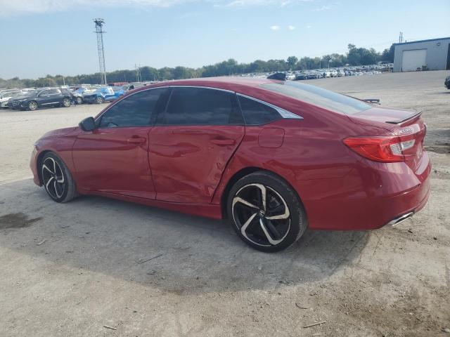 1HGCV1F39MA074606 - 2021 HONDA ACCORD SPORT წითელი ფოტო 2