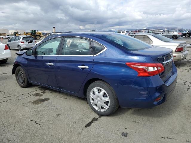 3N1AB7AP5JY332139 - 2018 NISSAN SENTRA S BLUE photo 2
