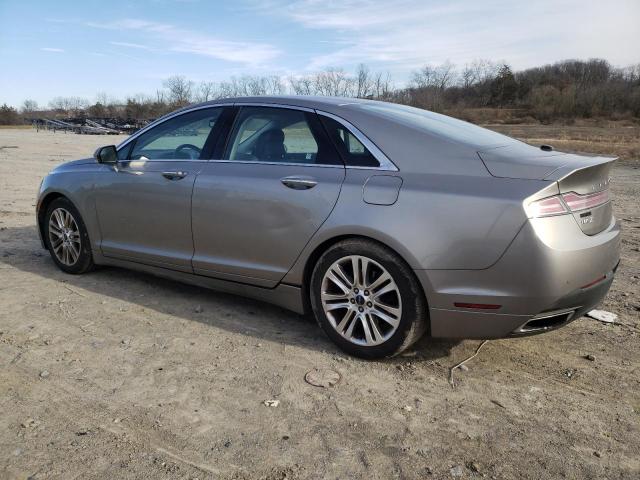 3LN6L2G91GR608777 - 2016 LINCOLN MKZ GRAY photo 2