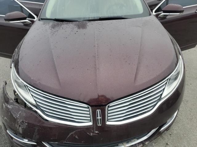 3LN6L2G90DR819822 - 2013 LINCOLN MKZ MAROON photo 11